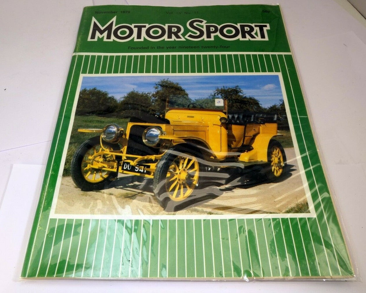 Motor sport magazine november 1979