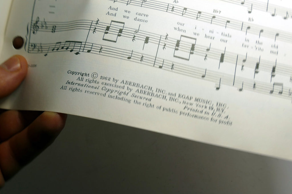 That's Old Fashioned Giant Baum Florence Kaye  1962  Sheet Music