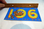 KMEL106 fm  Rockin The Bay Bumper Sticker VINTAGE 1980'S rainbow cammel