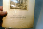 San Francisco Montgomery Street Hand Signed Etching 1900's USA Limited edition