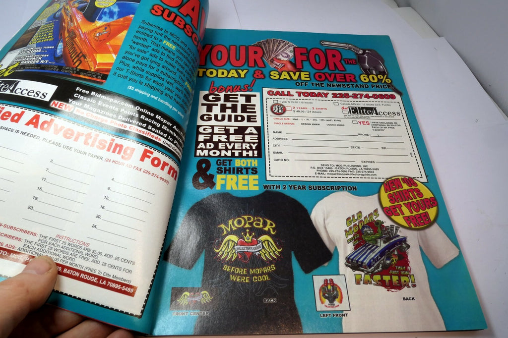 MOPAR Collector's Guide Magazine June 2008 '66 Coronet '71 Drop Top GTX Retro Tr