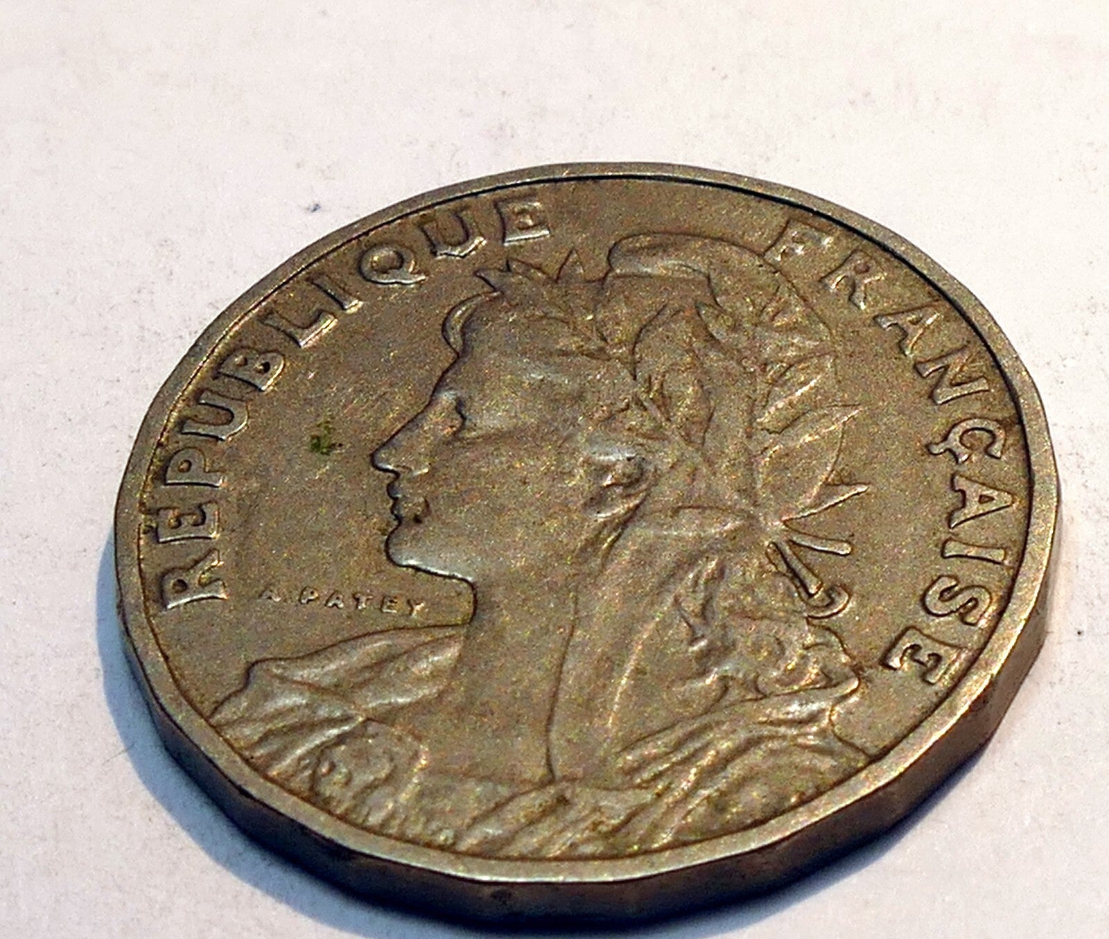 1904 France French 25 Centimes Ceres Fasces Coin
