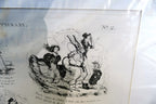 NAUTICAL DICTIONARY No 2 HENRY HEATH CARICATURE PRINT  1840 Victorian navy UK