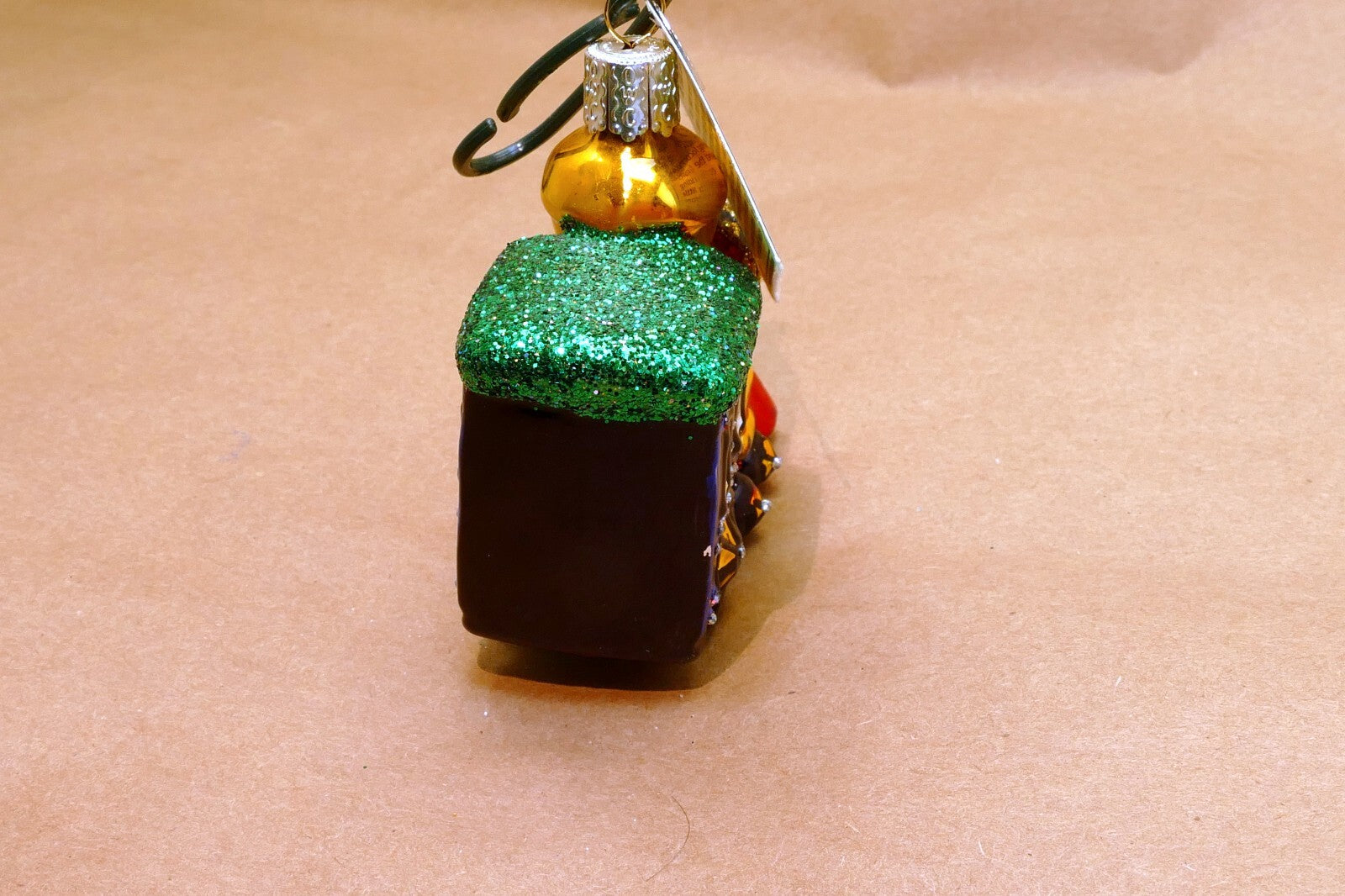 Merck Old World Christmas Ornament Train Engine Locomotive - mint