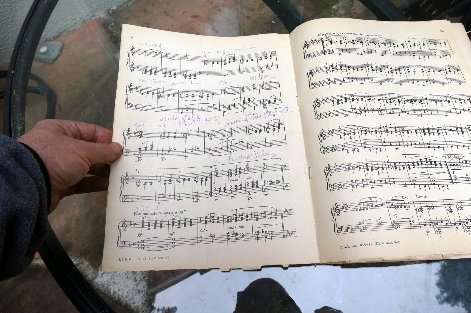 Florenz Ziegfreld Show Boat Jerome Kern Sheet Music 1928 ol' Man River