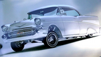 1957 chevrolet bel air photo poster auto car large 20x30"