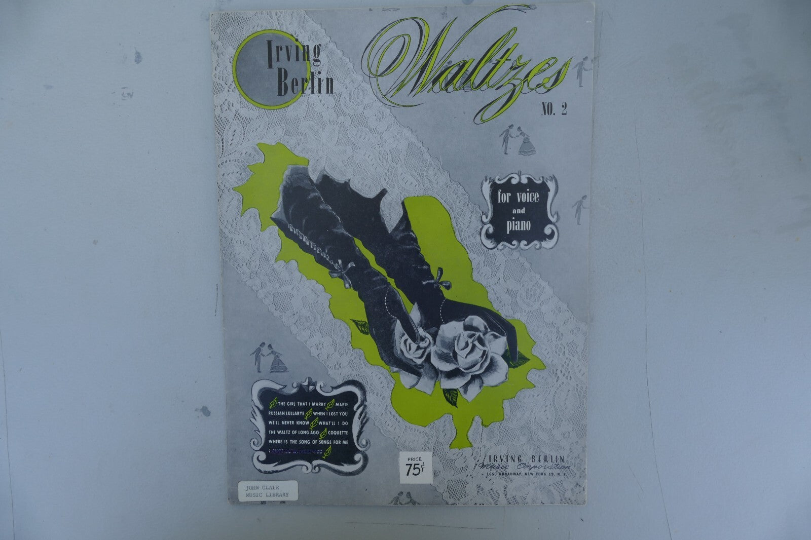 Irving Berlin Waltzes collection No 1 and No 2 1945 by Irving Berlin