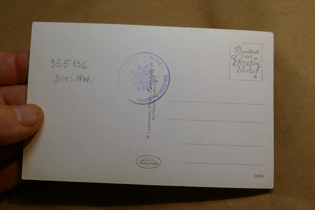 Großglockner - Sudrampe Alpine Road postcard Austria vintage - unposted