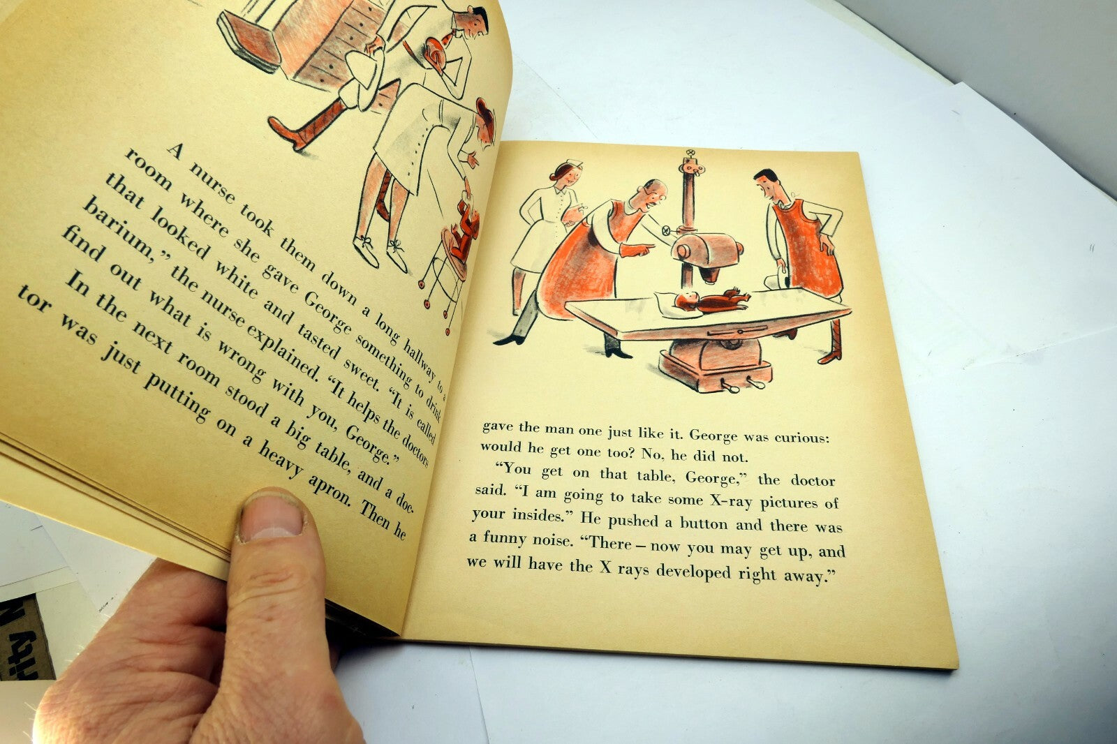 Curious George Goes to the Hospital by Rey, H. A.; Rey, Margret  1971 4th Print