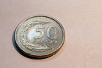 50 Groszy coin Poland  1991 Polska eagle