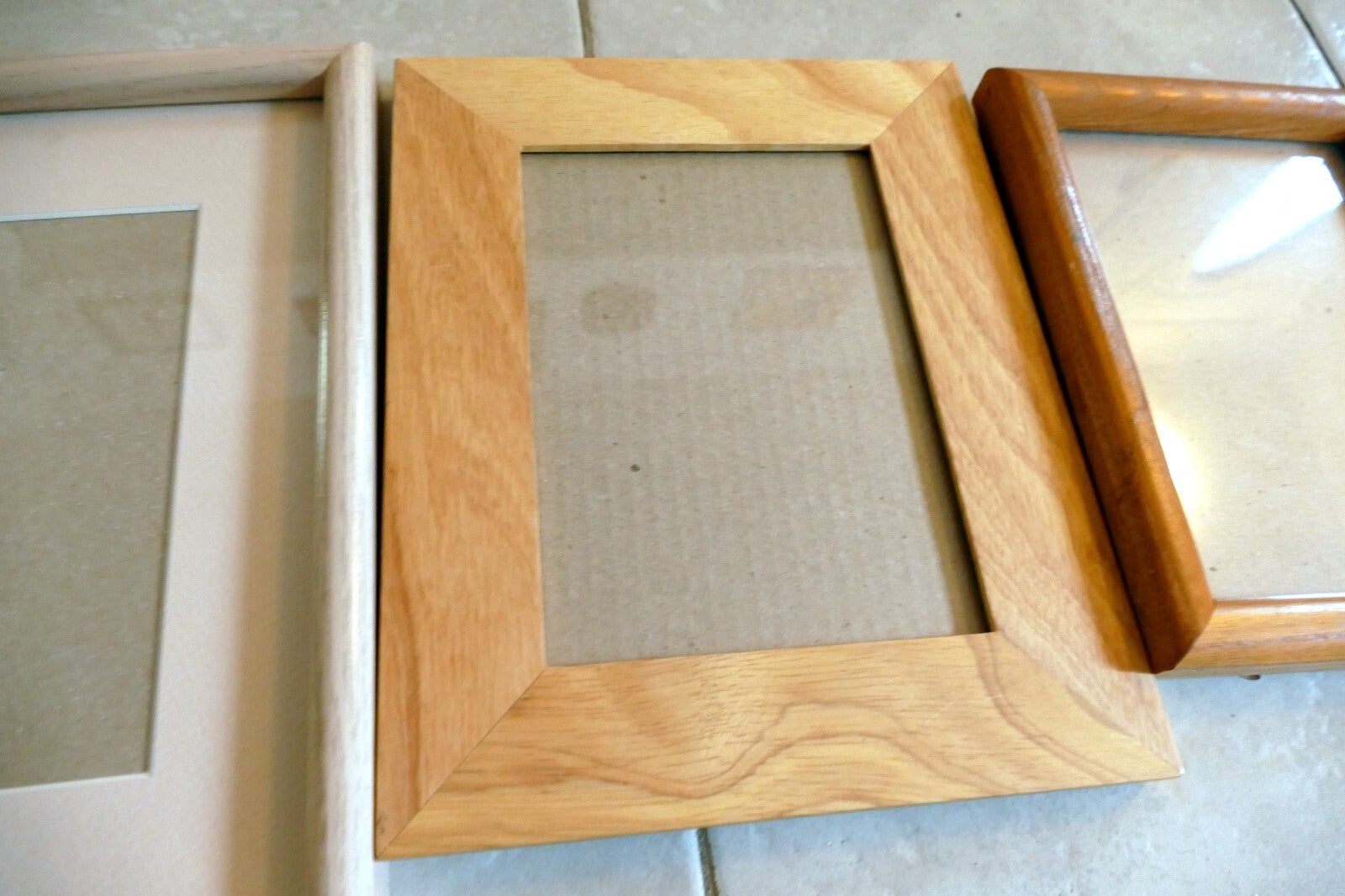 Pack of 3 Three Solid Wood Picture Portrait Frame  5X7" Art Photo  lot