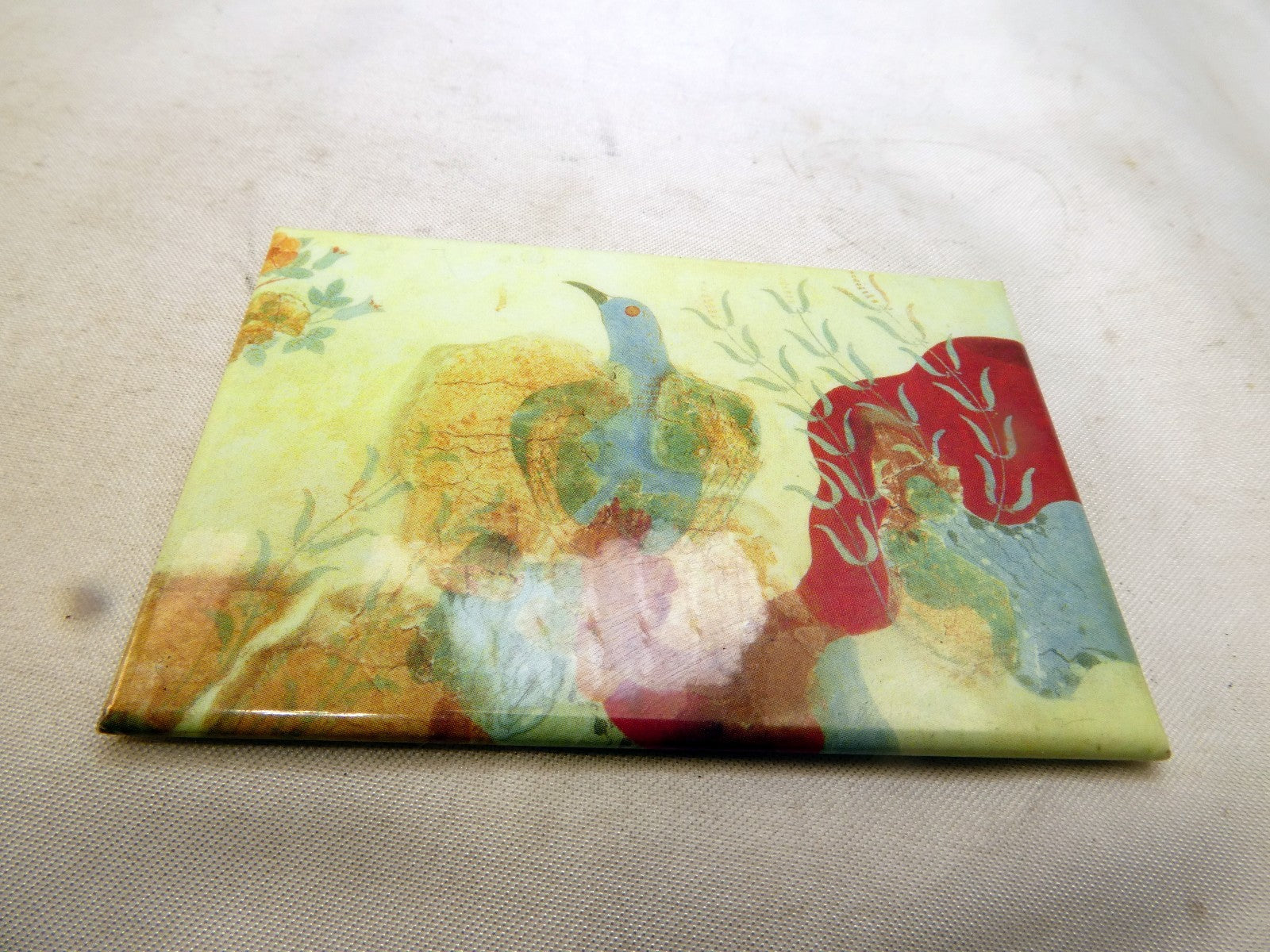 Refrigerator Magnet  Helenistic Blue Bird Knossos Palace Fresco  Greece  3X2"
