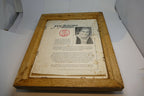 Jody Bergsma 1981 "You Pick Up My Pieces" Print 2029/7500 Framed 10X12"