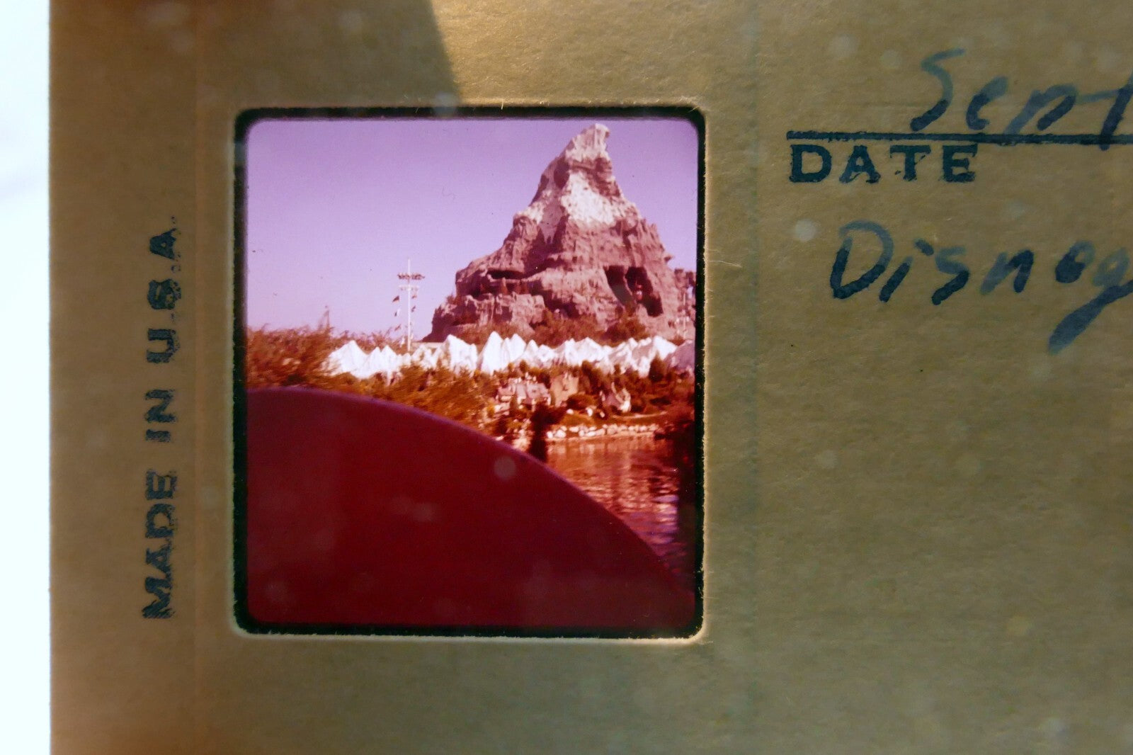 Stereo Realist Slide - Disneyland USA  - Sept 1959 Kodak Ektachrome color