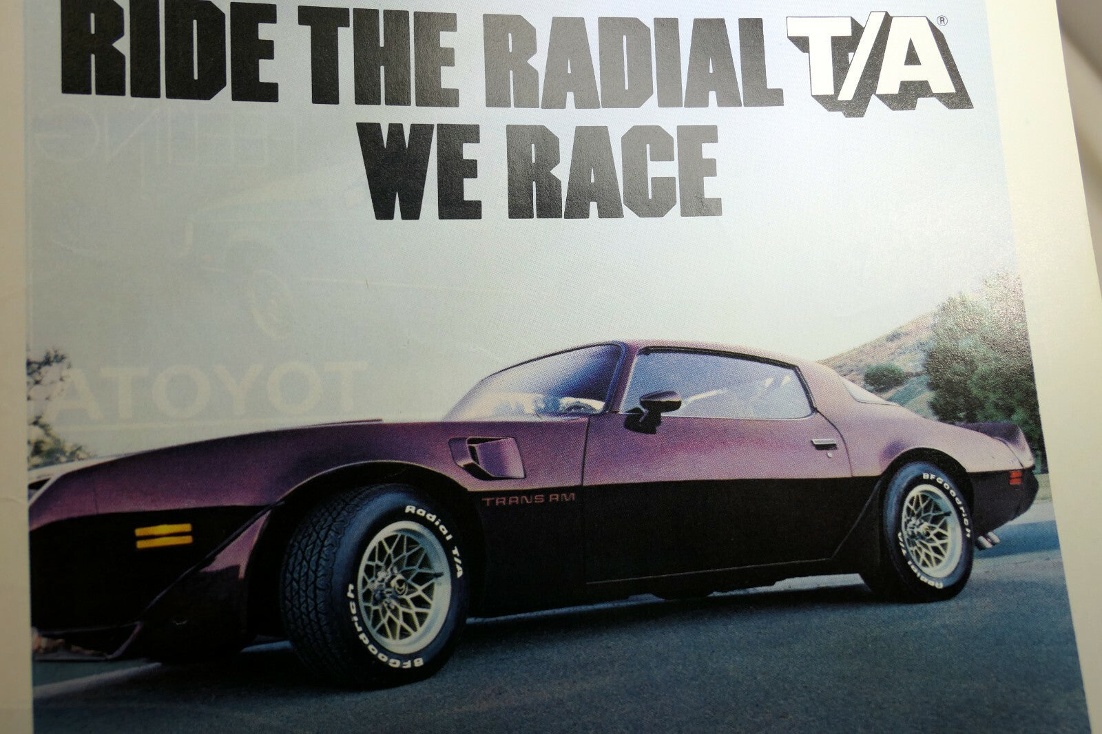 Radial t/a 1979 imsa bfgoodrich magazine clipping advertisement ad