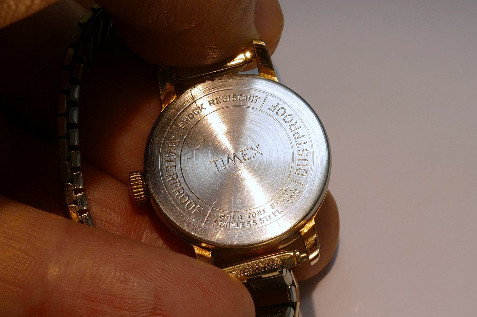 TIMEX LADIES WATCH WRISTWATCH GOLD TONE - as found as is parts repair