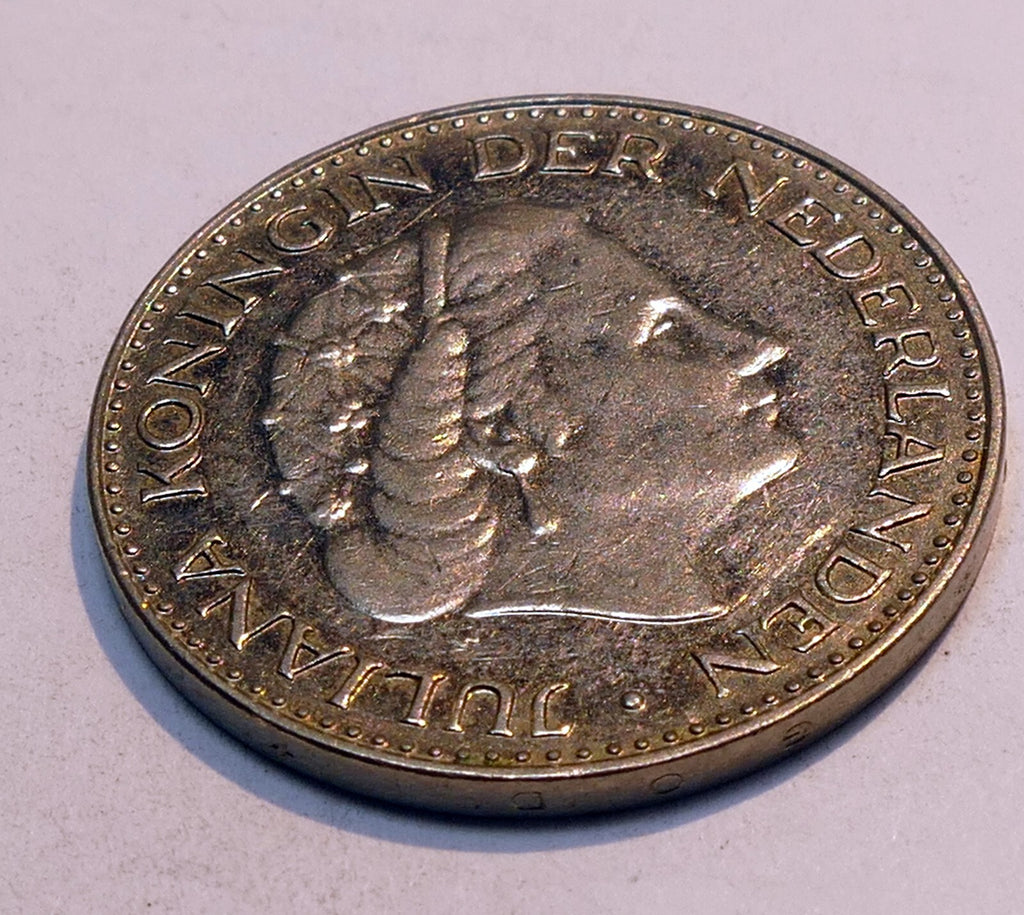Coin netherlands 1 g nederland 1967 juliana koningin der nederlanden