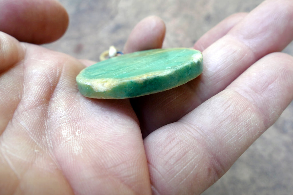 Eagle Pendant Necklace Native American south west USA stone etched