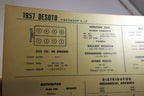 1957 desoto firesweep s 27 sun electric tune up sheet chart