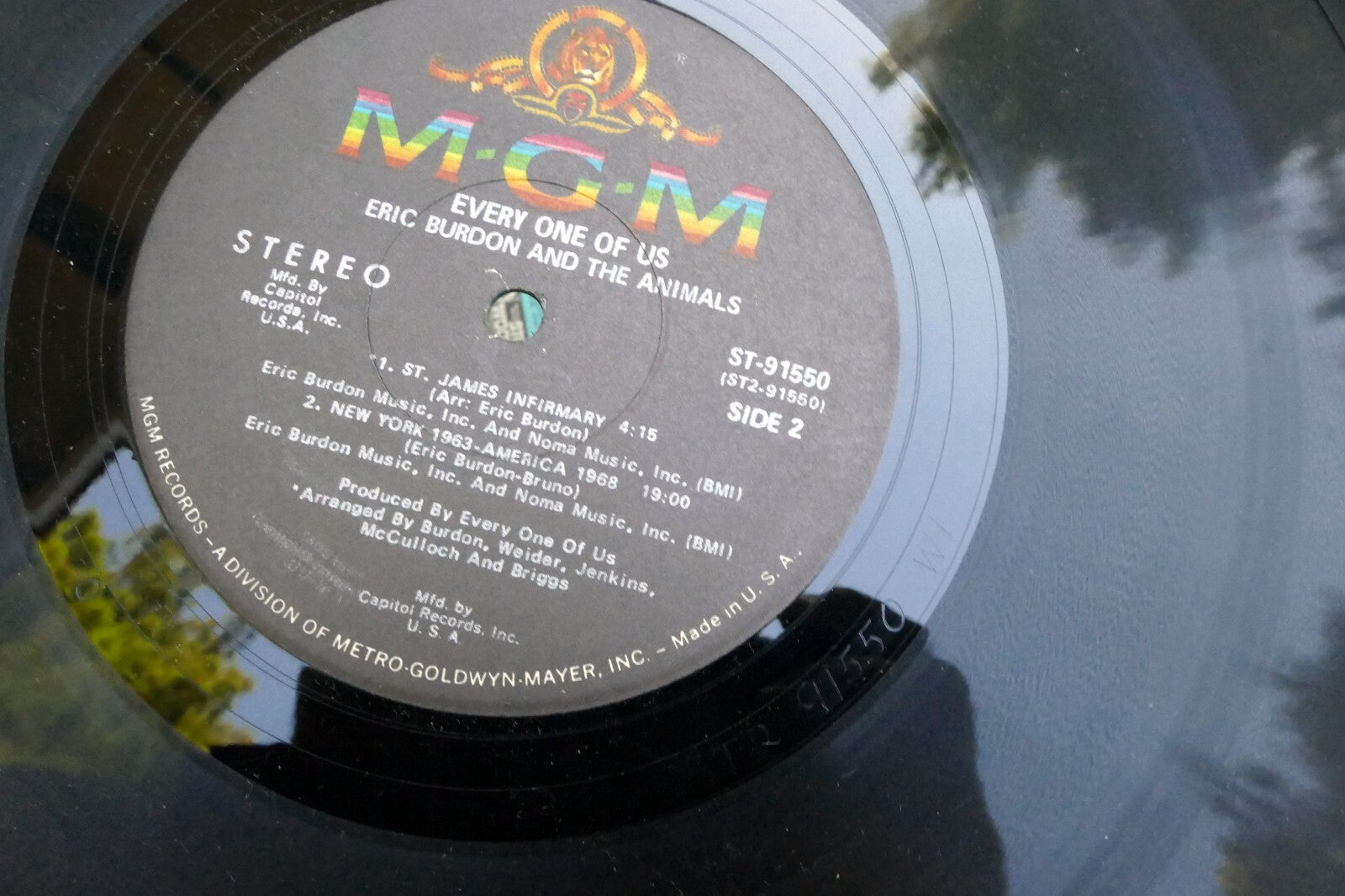 The Animals EVERY ONE OF US LP Vinyl Stereo MGM Record Album SE-4553 ST 91550