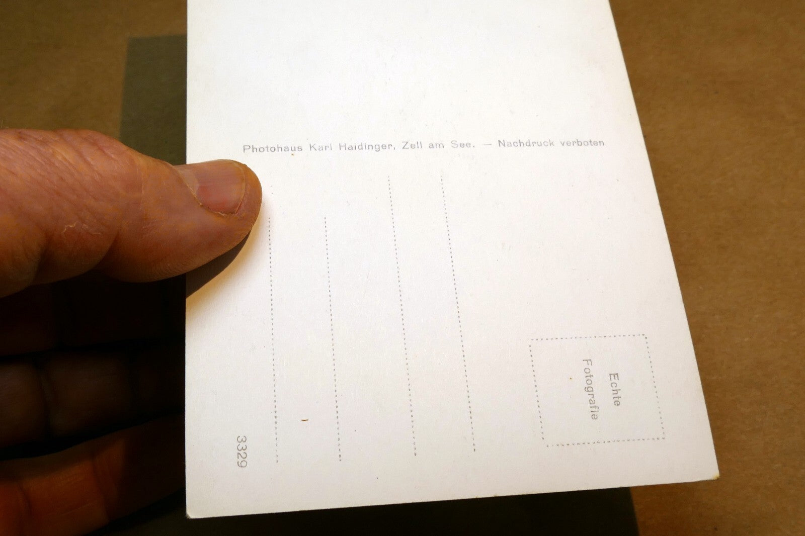 Hoher Tenn Alps  Austria postcard 1940's  - unposted