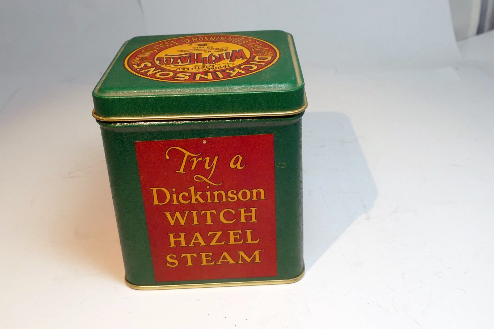 Dickinson's Double Distilled Witch Hazel Collectible Tin rectangle 4"