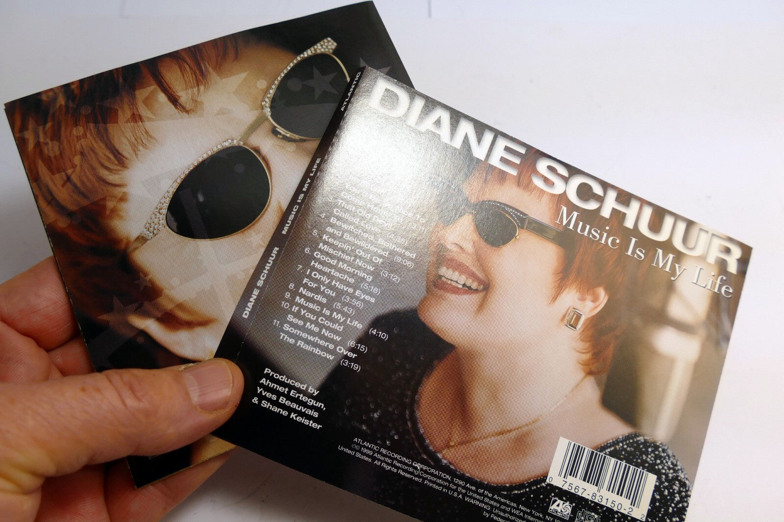 INLAY Cover ART Only - NO Case or CD included Diane Schuur Music is my life
