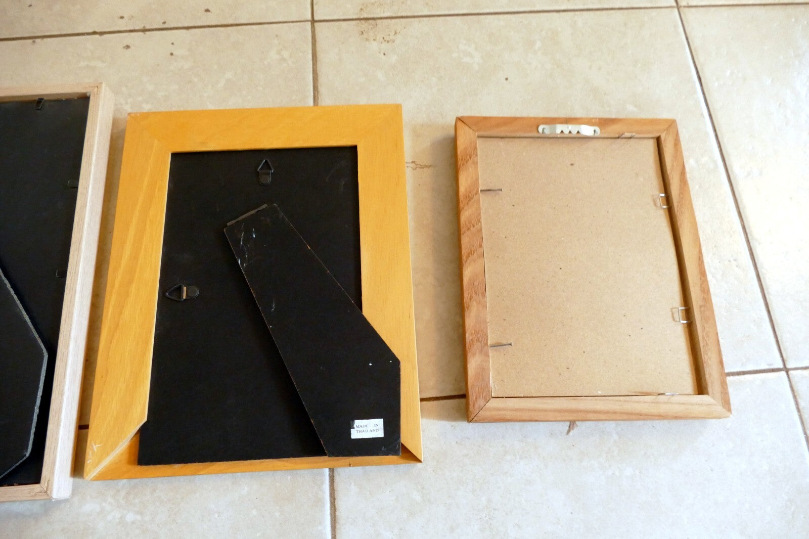 Pack of 3 Three Solid Wood Picture Portrait Frame  5X7" Art Photo  lot