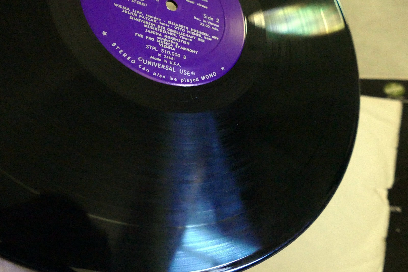Beethoven Symphony No.9 "Choral" Jascha Horenstein LP VOX STPL 510.000 Vienna 73