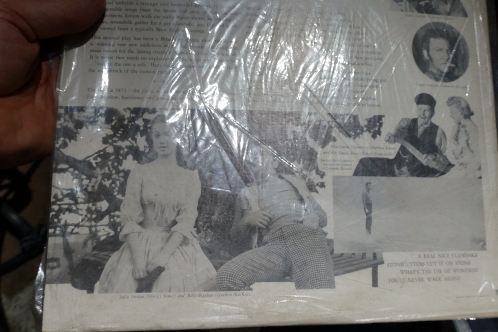 Rodgers and Hammerstein's Carousel Soundtrack Vintage Vinyl  1956 Record LP W694