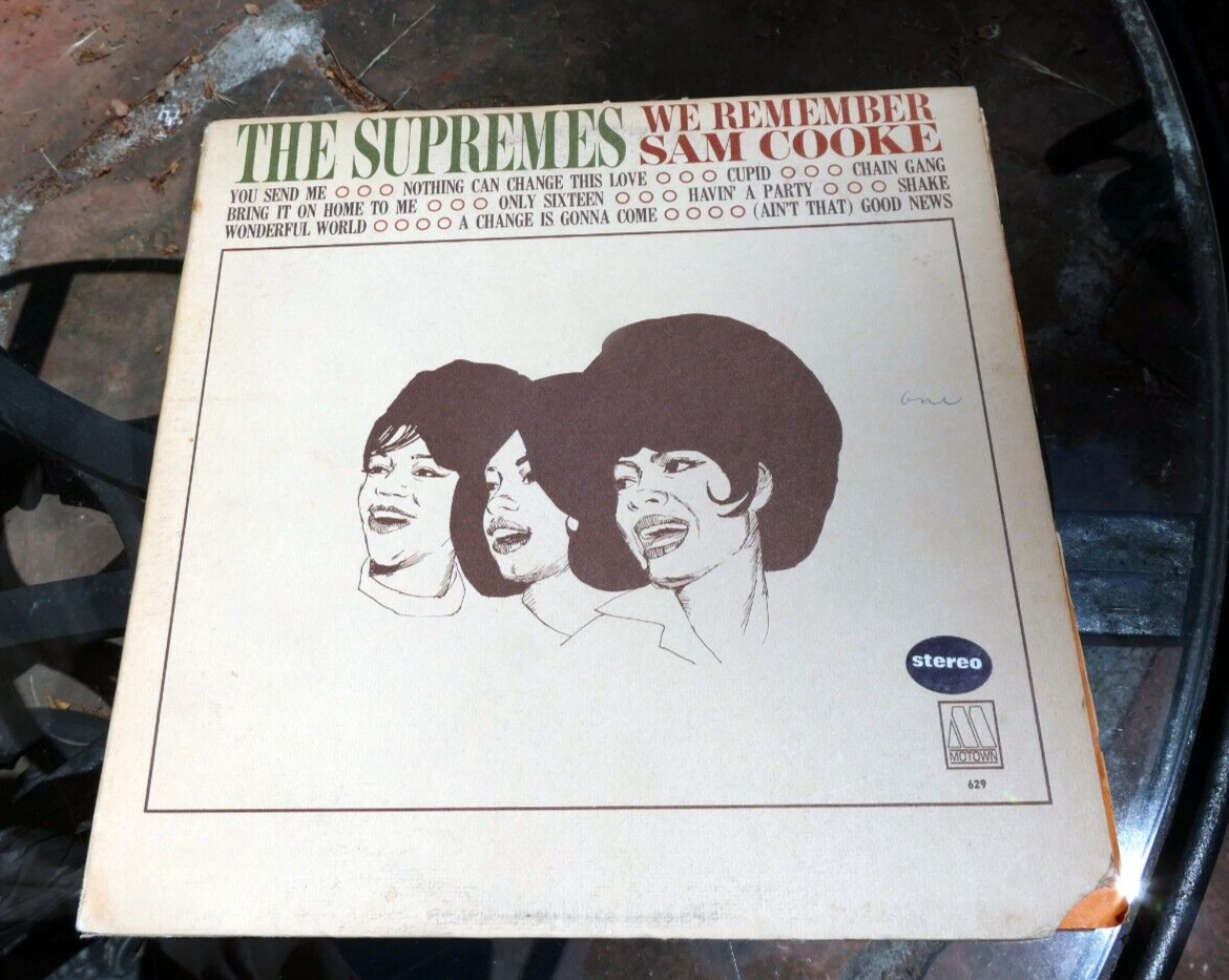 The supremes we remember sam cooke stereo s 629 vinyl lp 1965 motown records