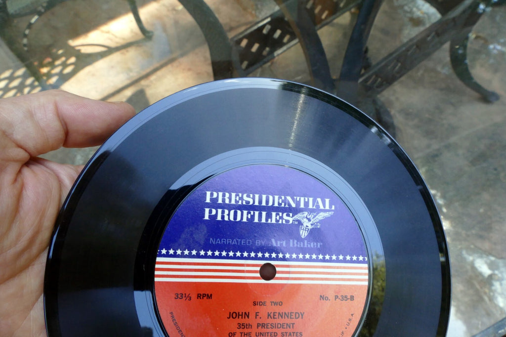 John For Kennedy the Presidents Speak 1966 Vinyl EP Narrated By Art Baker
