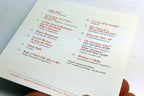 INLAY Cover ART Only NO Case, CD included  Christmas Through Years Frank Sinatra