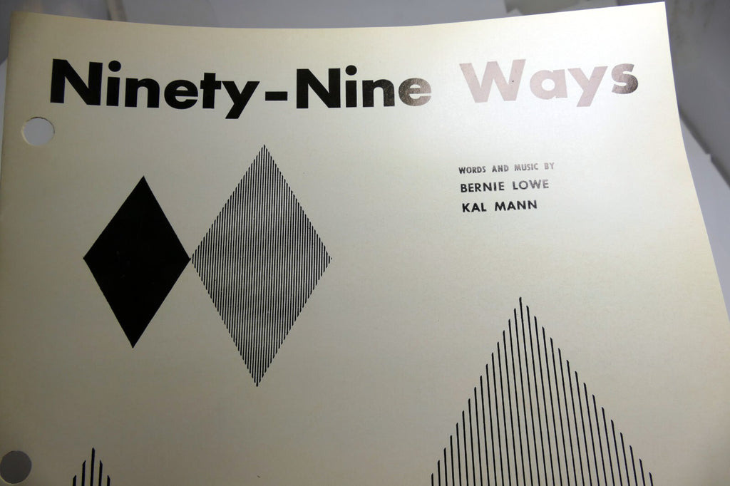 Ninety nine ways by bernie lowe kal mann 1956 sheet music