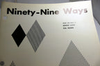 Ninety nine ways by bernie lowe kal mann 1956 sheet music