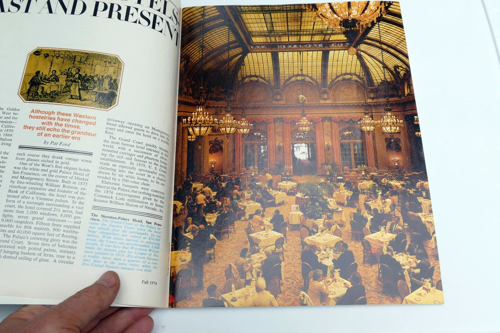 Fall 1974 Chevron USA Travel Club Magazine Elegant Hotels Greases Oils for cars