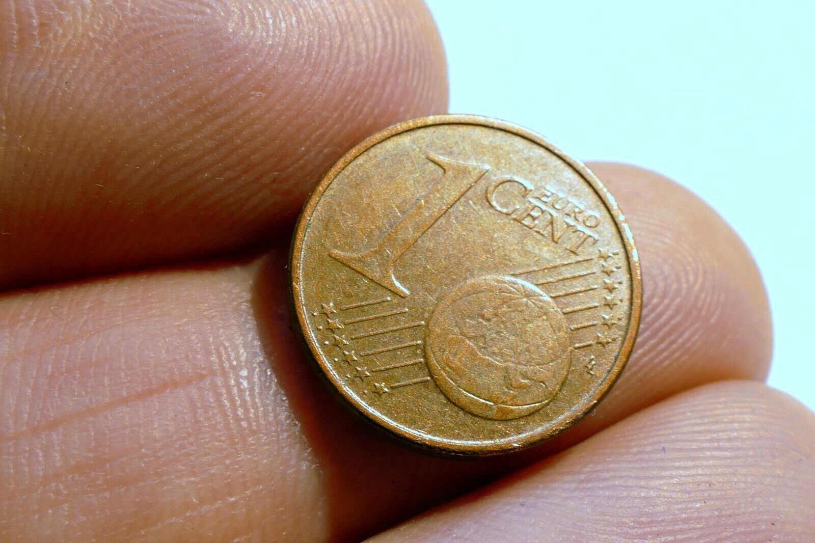 1 Euro Cent coin  2017 Lietuva Lithuania