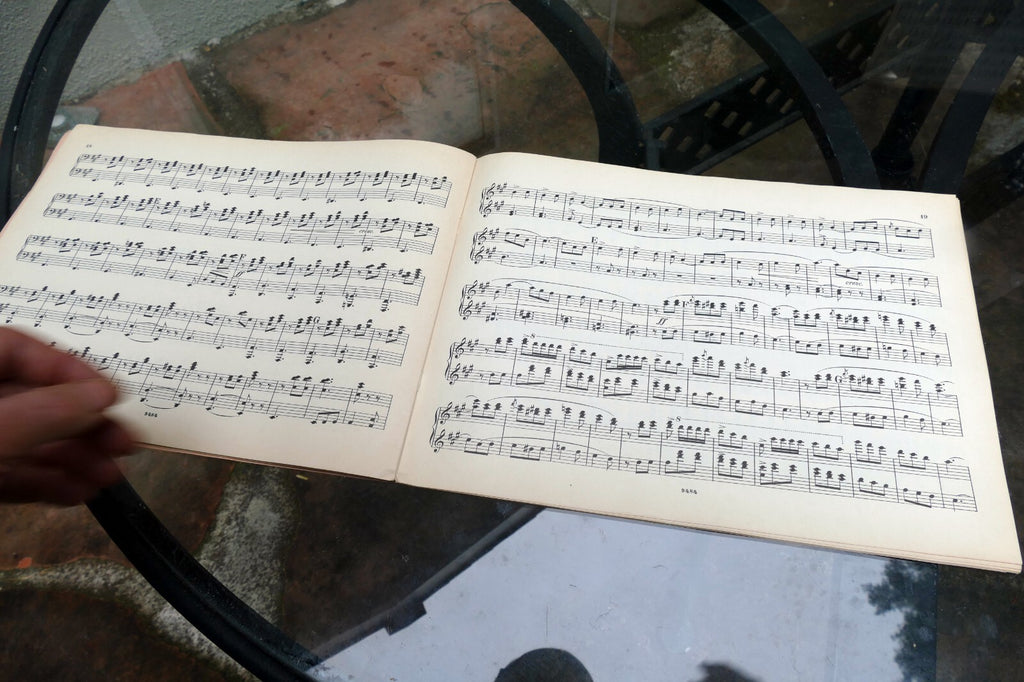 Moritz Moszkowski Soanische Tanze Sheet music Klavier 4 Handen 2125 Piano 1925