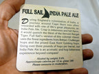 Full Sail IPA Portland Oregon Bar Coaster Beer lot 2