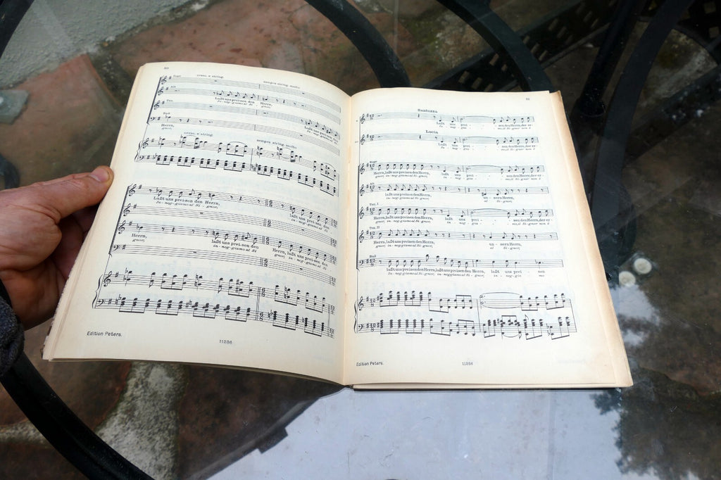 CAVALLERIA RUSTICANA Oper Musik Von MASCAGNI 1945 Berlin-Leipzig sheet music