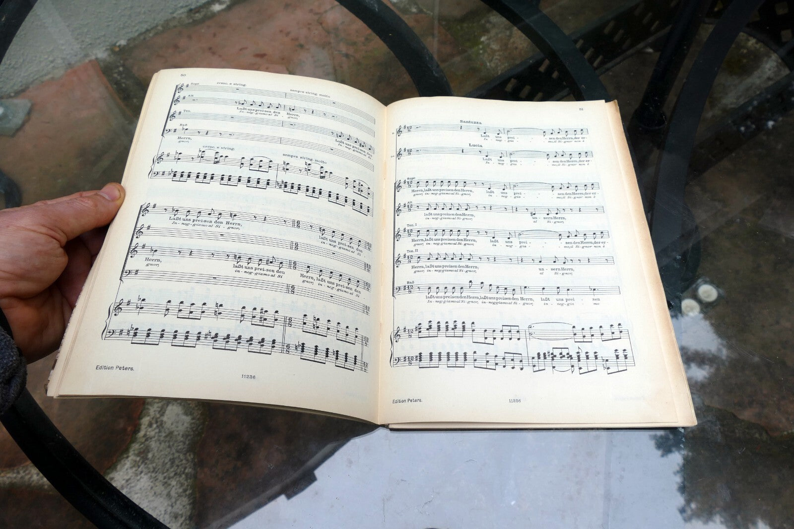 CAVALLERIA RUSTICANA Oper Musik Von MASCAGNI 1945 Berlin-Leipzig sheet music