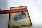 French Antique 1843 Hand coloured engraving Petit Courier des Dames Paris print
