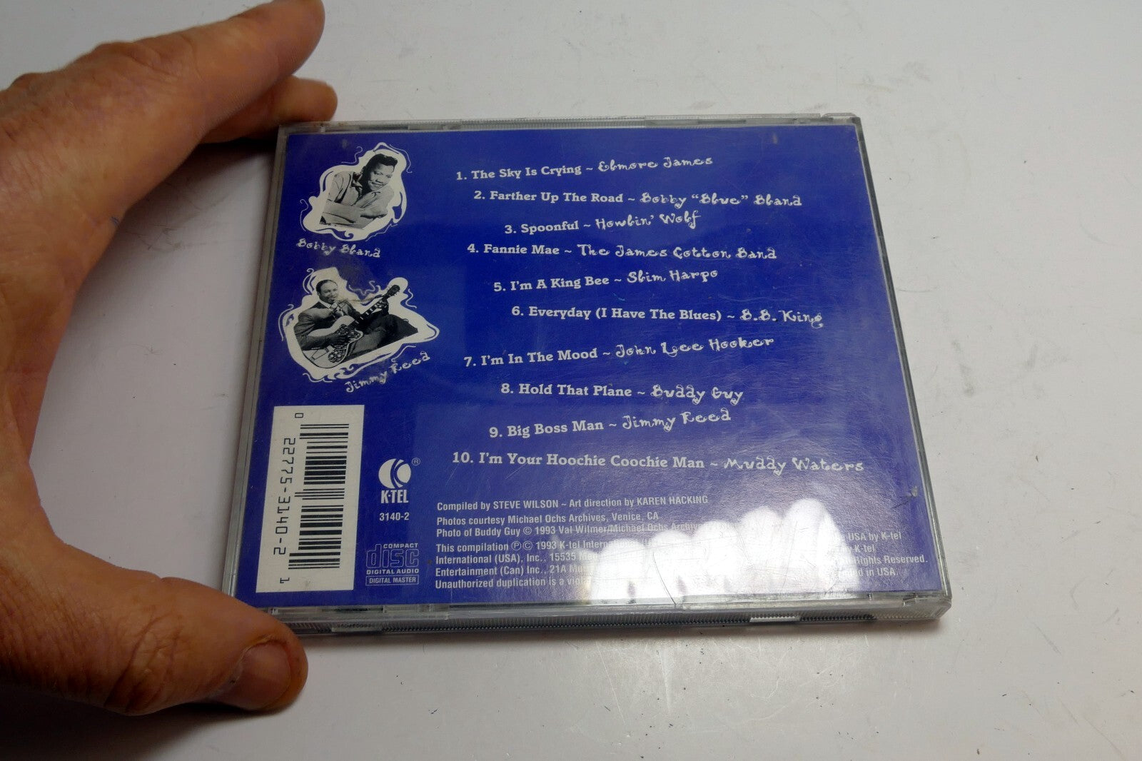 Best of the Blues - Music CD - Various Artists - 1993 3140-2 K-TEL