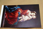 Our Lady of the Rosary Murillo Postcard unposted vintage 1970's religious