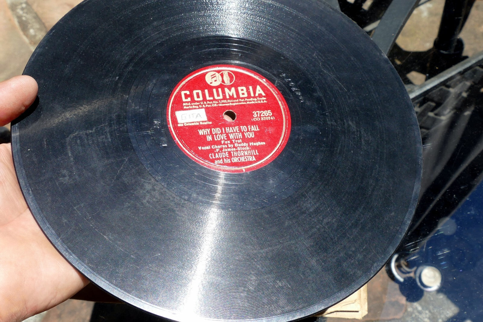 10" Claude Thornhill And His Orchestra ‎Far Away Island Why Did Fall 37265 1947