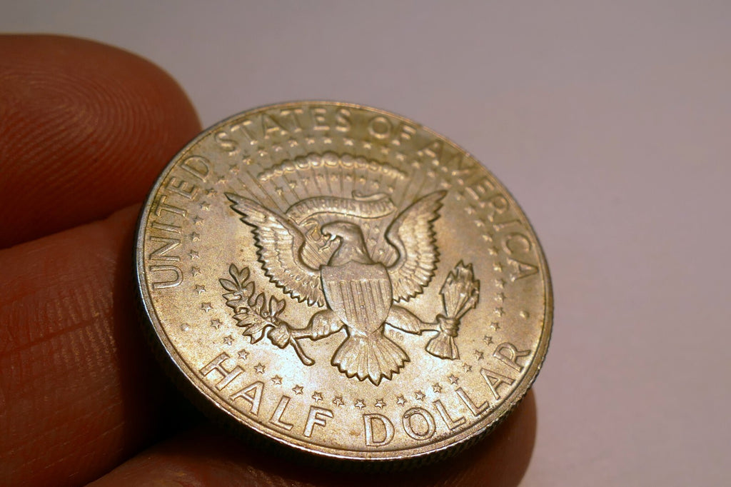 1968 - D Kennedy  half dollar coin US 40 % SILVER 60 % Copper