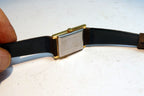 "Cecilia " Gold Tone Ladies  Watch with brown  leather strap