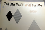 Tell me you'll wait for me brown moore 1945 sheet music ray charles