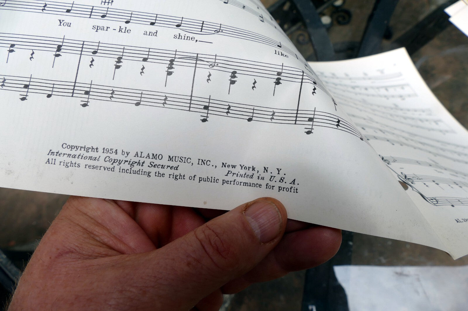 Toast of the Town Ray Bloch Lewis R. Arthur   1954 Sheet Music