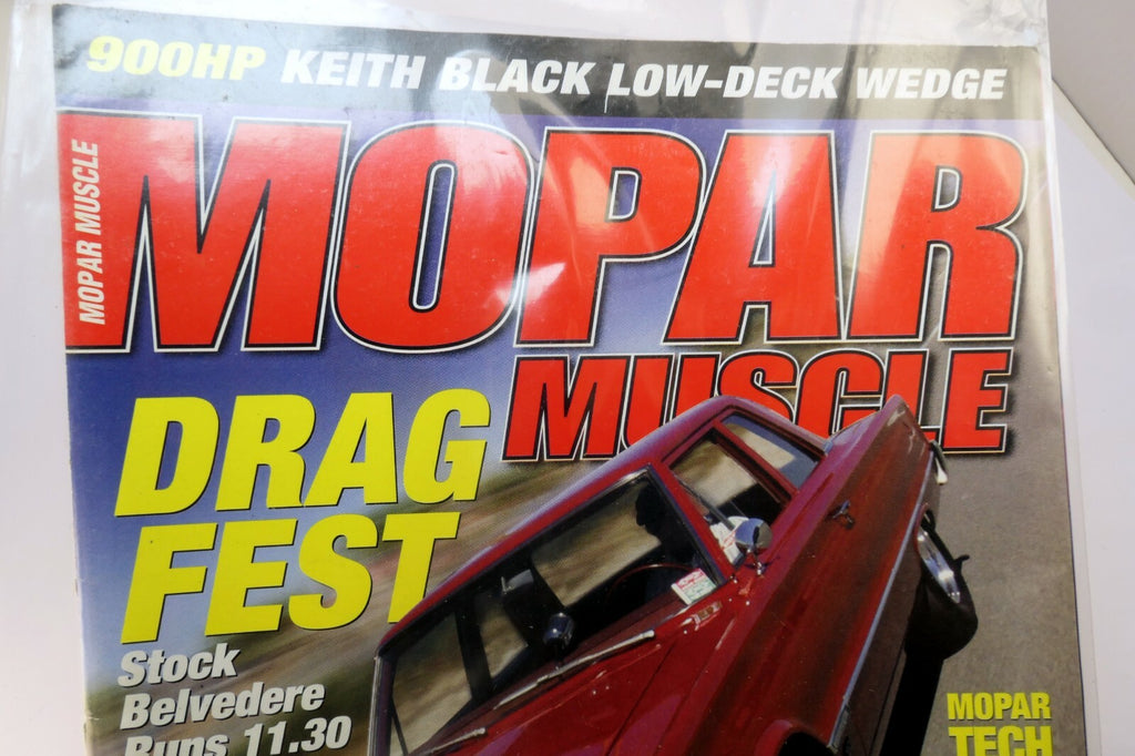 Mopar Muscle Magazine September 2005 Drag Test Stock Belvedere Low-Deck Wedge